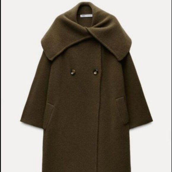 ZARA Wool Coat- L - NWOT